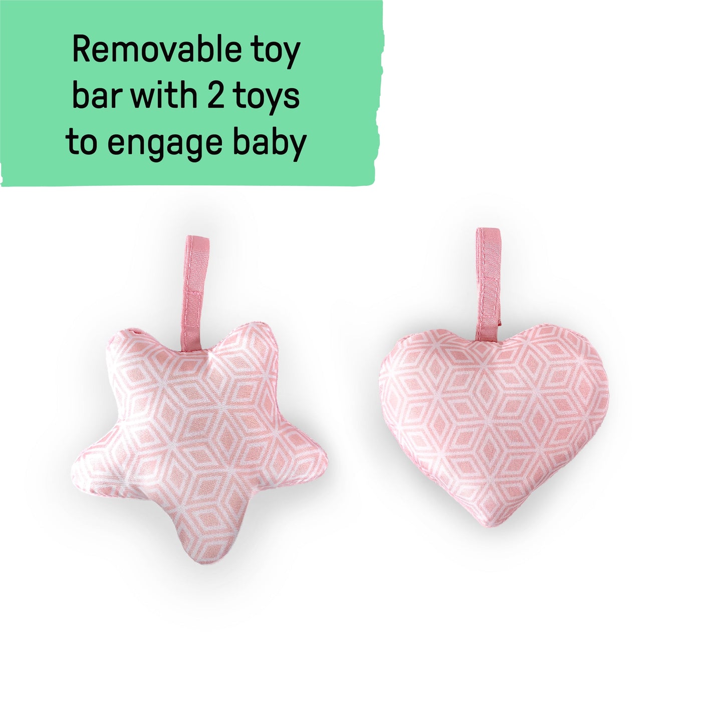 Summer by 2-In-1 Bouncer & Rocker Duo for Infants - Pink