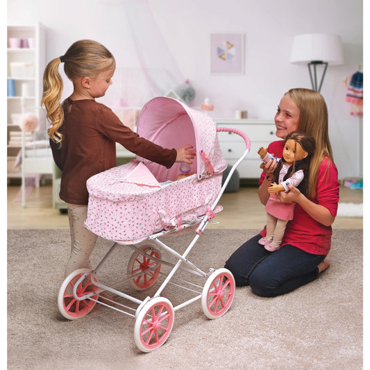 Just like Mommy 3-In-1 Doll Pram/Carrier/Stroller - Pink/Rosebud