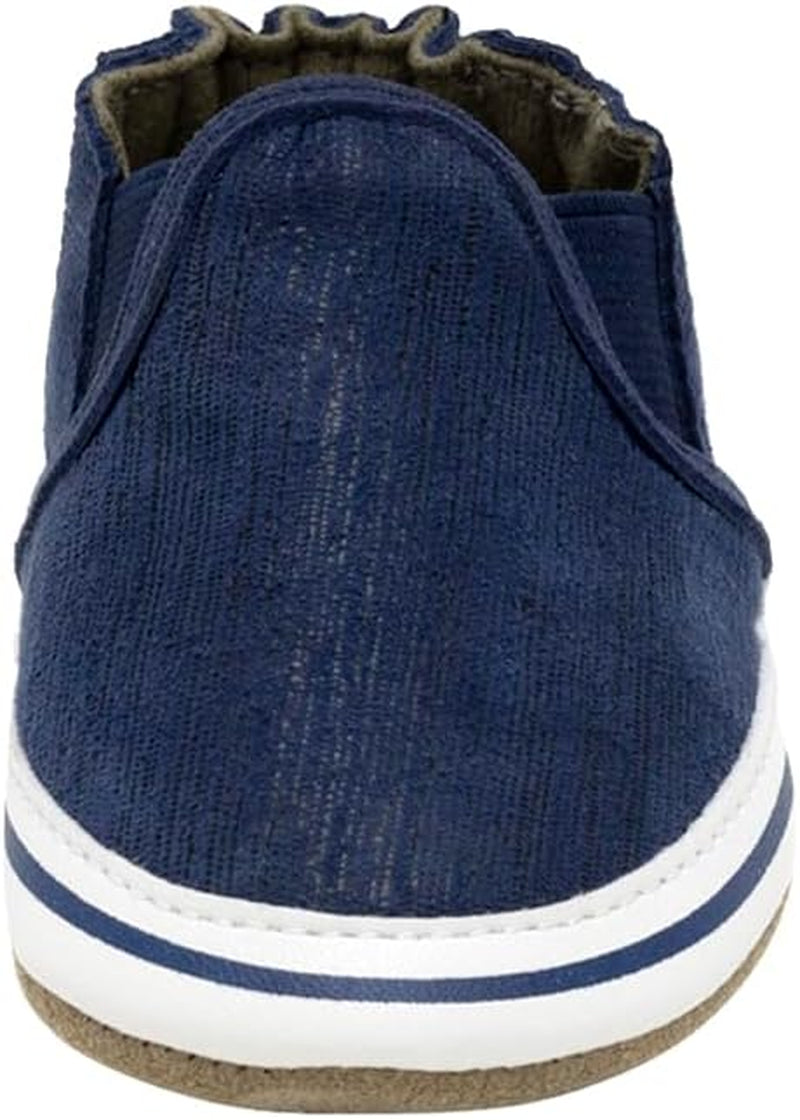 Baby Boys and Unisex Soft Soles Slip-Resistant Crib Shoes Slippers Moccasins for Infant and Toddler, 0-24 Months