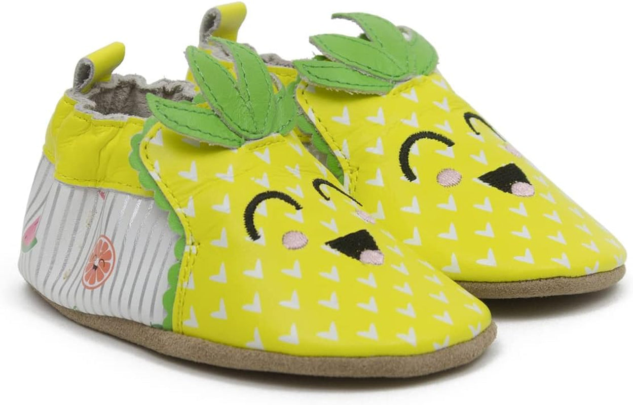 Baby Girls and Unisex Soft Soles Slip-Resistant Crib Shoes Slippers for Infant and Toddler, 0-24 Months