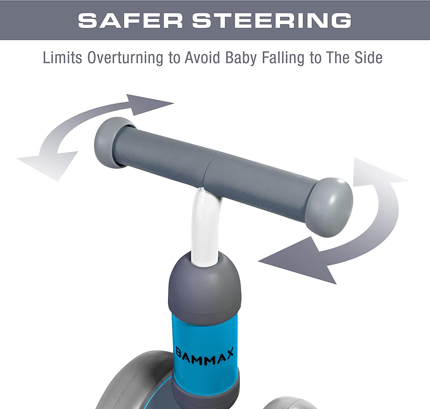 Balance Bike for 1 Year Old, Riding Toys for 9-24 Months Boys Girls, No Pedal 4 Wheels Bicycle, First Birthday Gift, Toddler Bike to Help Start Riding