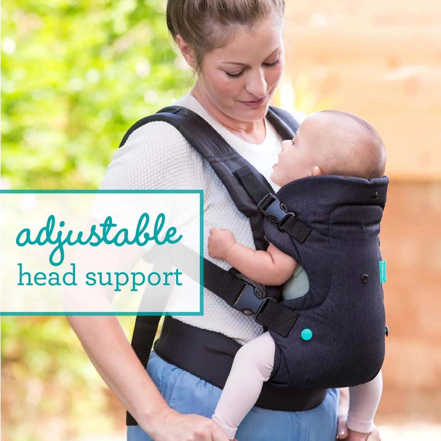 Flip 4-In-1 Convertible Baby Carrier, 4-Position, 8-32Lb, Black