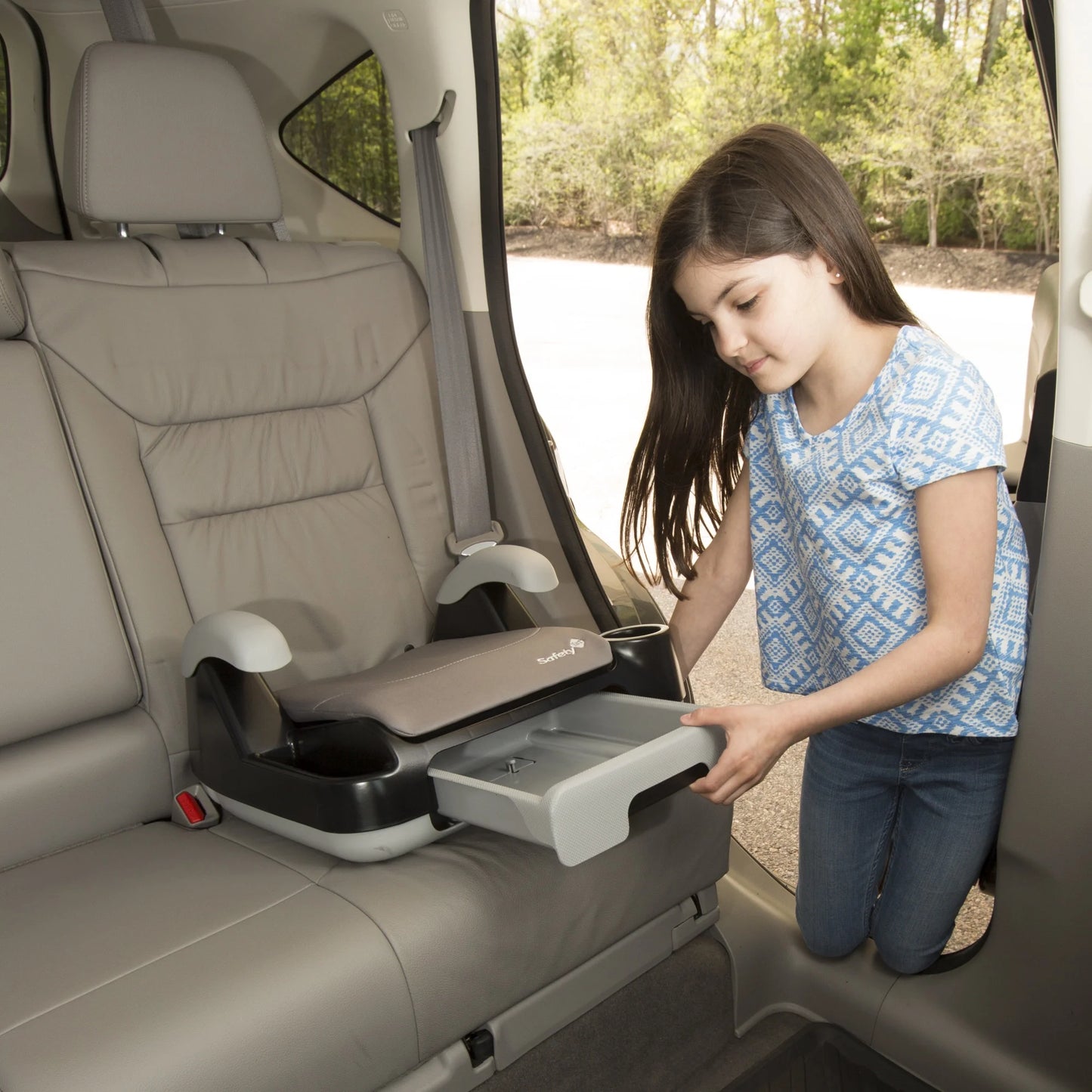 Store 'N Go Sport Booster Car Seat, Dusted Indigo, Toddler, Unisex