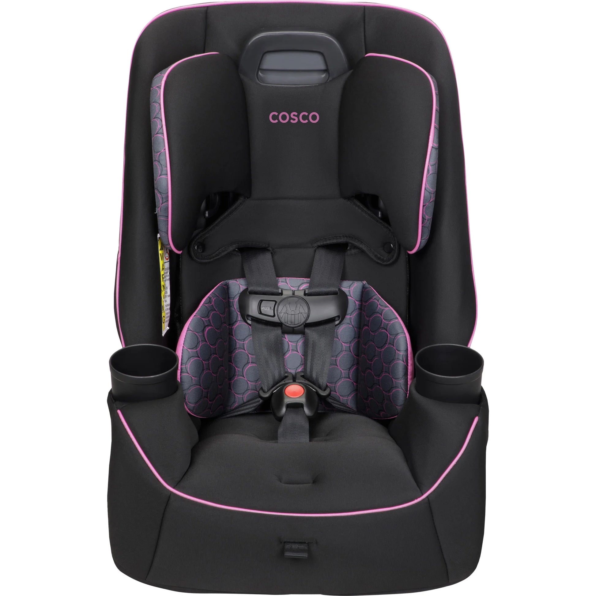 Easy Elite Slim All-In-One Convertible Car Seat, Pink Rings, Infant & Toddler, Unisex