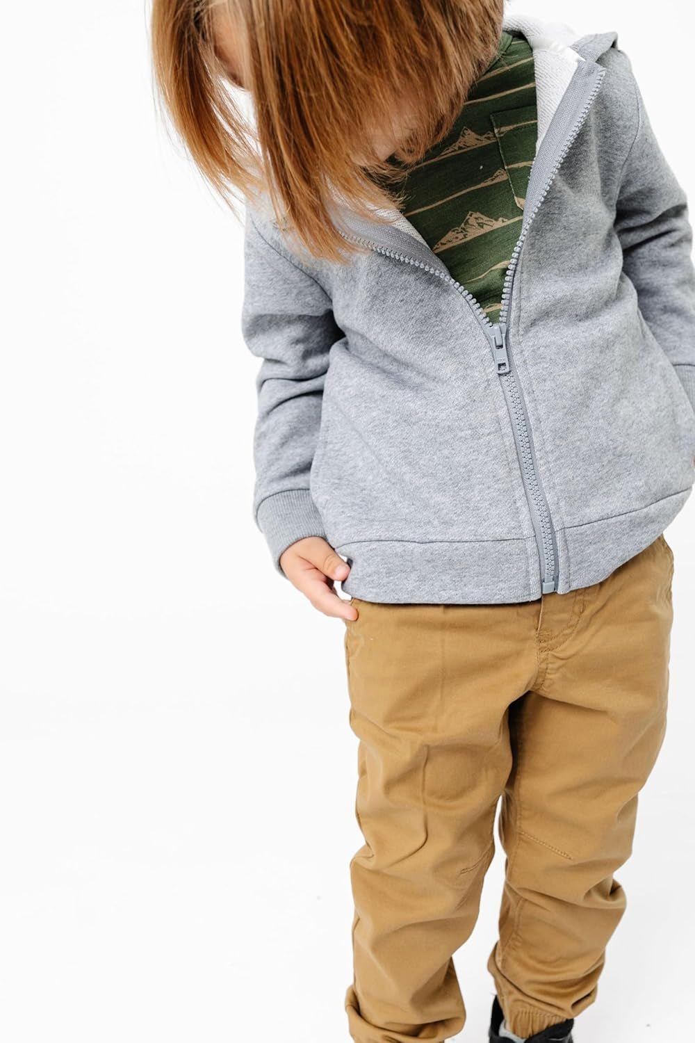 Zip up Hoodie - Made of Ultra-Soft, Breathable Luxe French Terry Fabric, Baby Hoodie and Toddler Jacket - Fashionable Baby Girl Clothes and Baby Boy Clothes, Size 4T, Gray