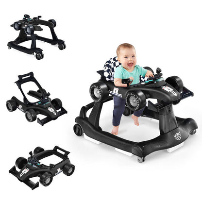 4-In-1 Foldable Activity Push Walker with Adjustable Height