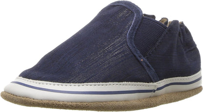 Baby Boys and Unisex Soft Soles Slip-Resistant Crib Shoes Slippers Moccasins for Infant and Toddler, 0-24 Months