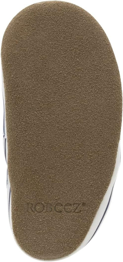 Baby Boys and Unisex Soft Soles Slip-Resistant Crib Shoes Slippers Moccasins for Infant and Toddler, 0-24 Months