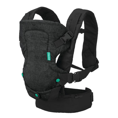 Flip 4-In-1 Convertible Baby Carrier, 4-Position, 8-32Lb, Black