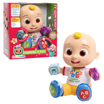 , JJ Learning Doll, Includes Lights and Sounds, Baby and Toddler Toy