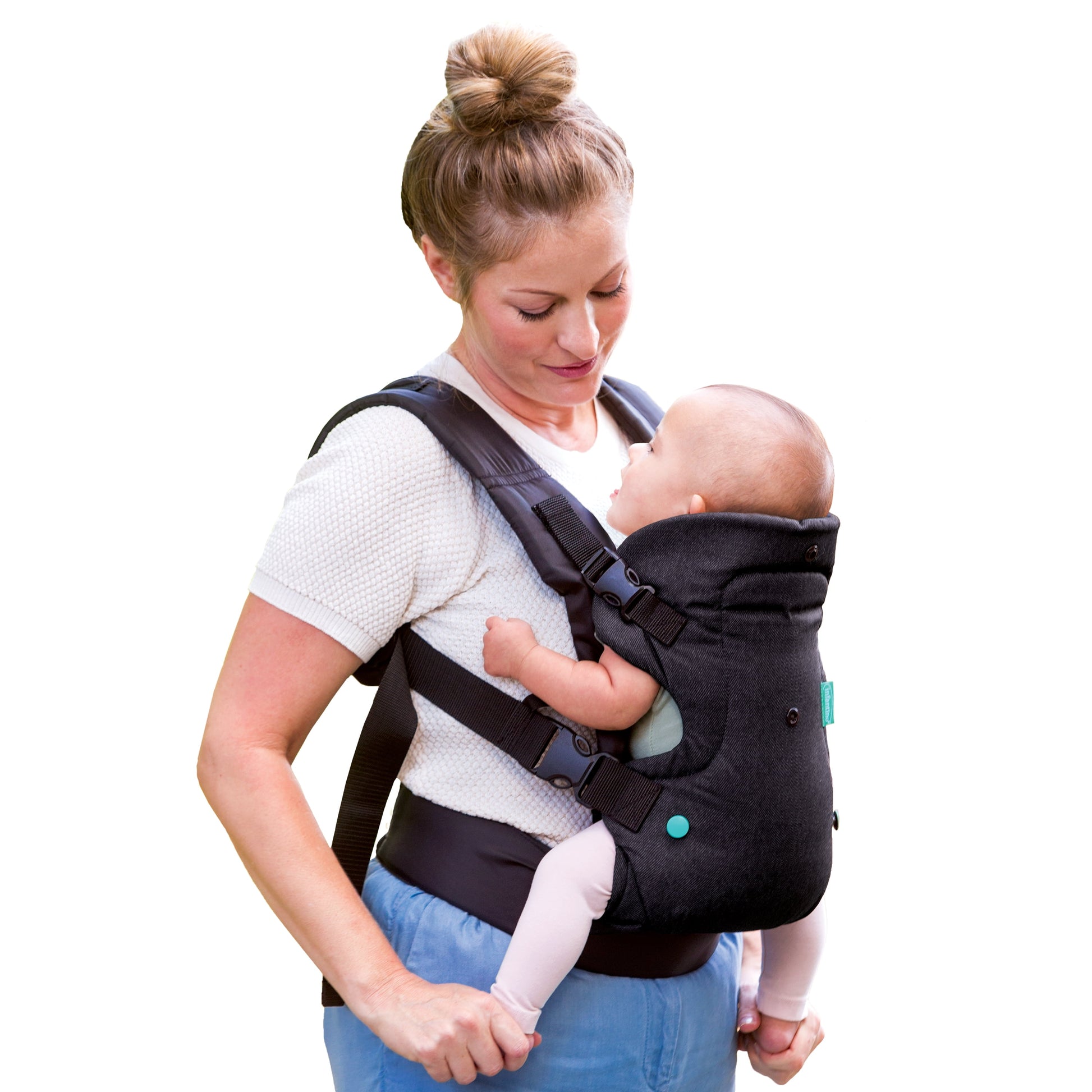 Flip 4-In-1 Convertible Baby Carrier, 4-Position, 8-32Lb, Black
