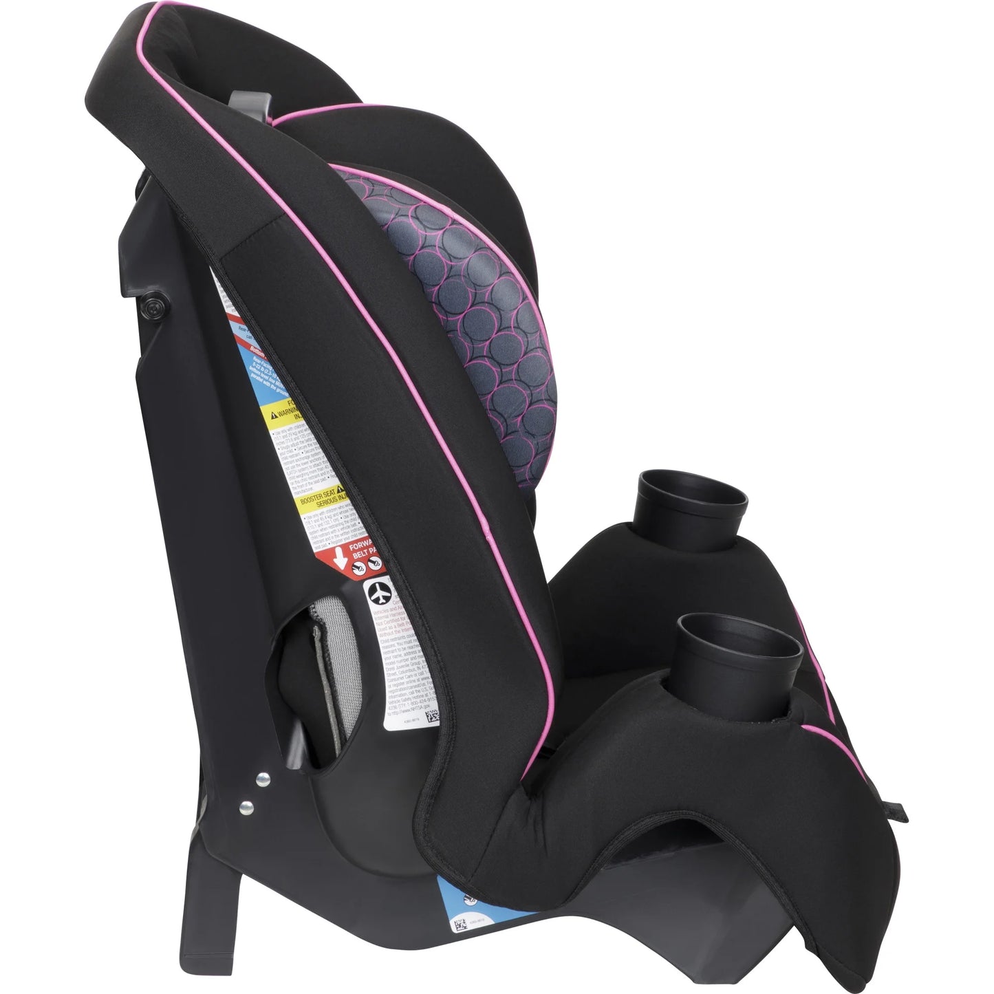 Easy Elite Slim All-In-One Convertible Car Seat, Pink Rings, Infant & Toddler, Unisex