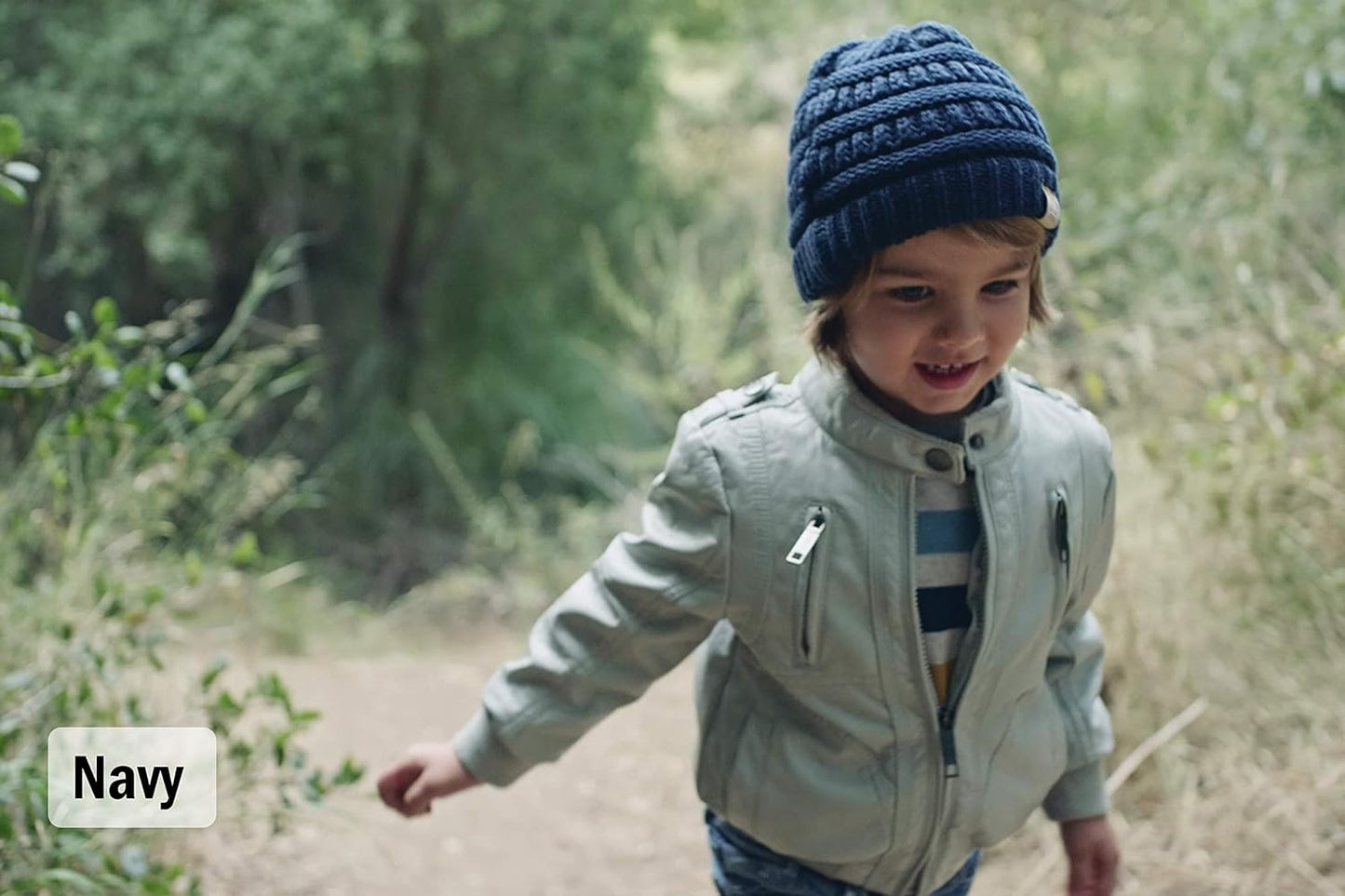 Kids Cozy Ribbed Beanie - Warm Winter Knit Cap for Toddlers