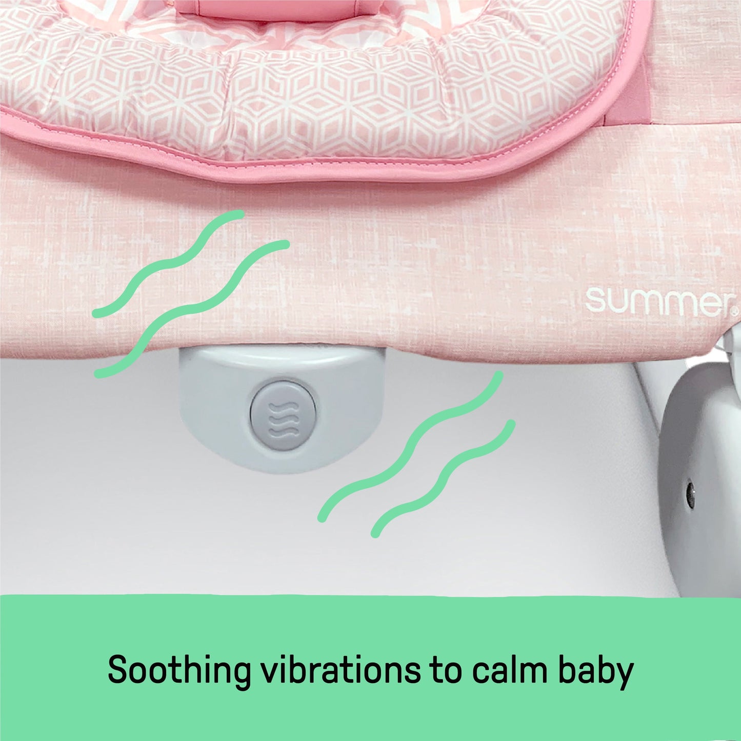 Summer by  2-In-1 Bouncer & Rocker Duo for Infants - Pink