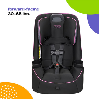 Easy Elite Slim All-In-One Convertible Car Seat, Pink Rings, Infant & Toddler, Unisex