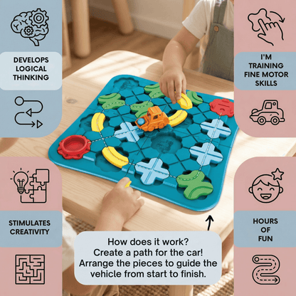 Kids maze puzzle educational logic game