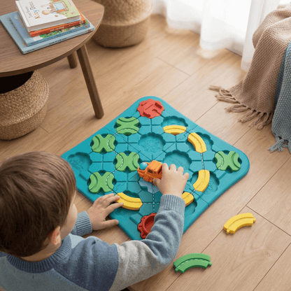 Kids maze puzzle problem-solving activity